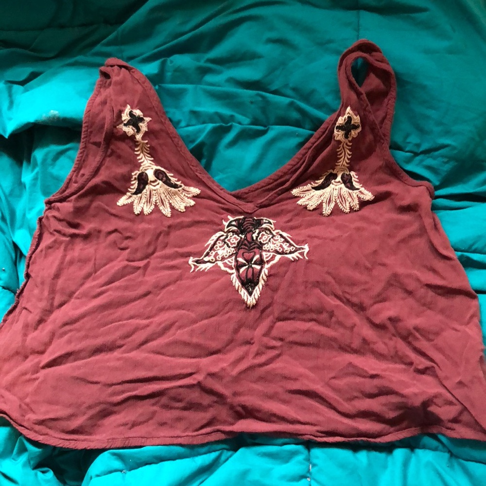 Silky crop top